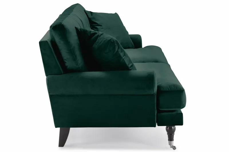 Andrew 3-sits Sammetssoffa - Grön - Möbler - Soffa - Sammetssoffa