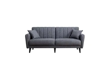 Arianda 2-sits Soffgrupp Bäddbar Rektangulär i Tyg - Grå - Möbler - Soffa - Soffgrupp