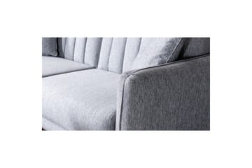 Arianda 2-sits Soffgrupp Bäddbar Rektangulär i Tyg - Grå - Möbler - Soffa - Soffgrupp