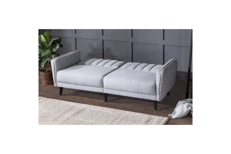 Arianda 2-sits Soffgrupp Bäddbar Rektangulär i Tyg - Grå - Möbler - Soffa - Soffgrupp