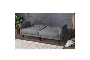 Arianda 2-sits Soffgrupp Bäddbar Rektangulär i Tyg - Grå - Möbler - Soffa - Soffgrupp