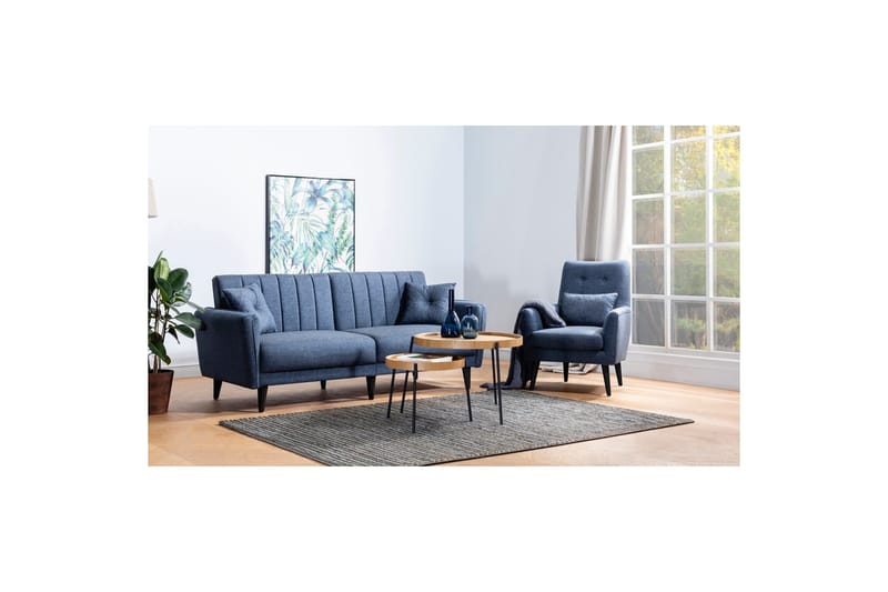Arianda Soffgrupp - Marinblå - Möbler - Soffa - Soffgrupp