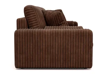 Arken Lyx 4-sits Djup Soffa i Manchester - Mörkbrun - Möbler - Soffa - 4 sits soffa