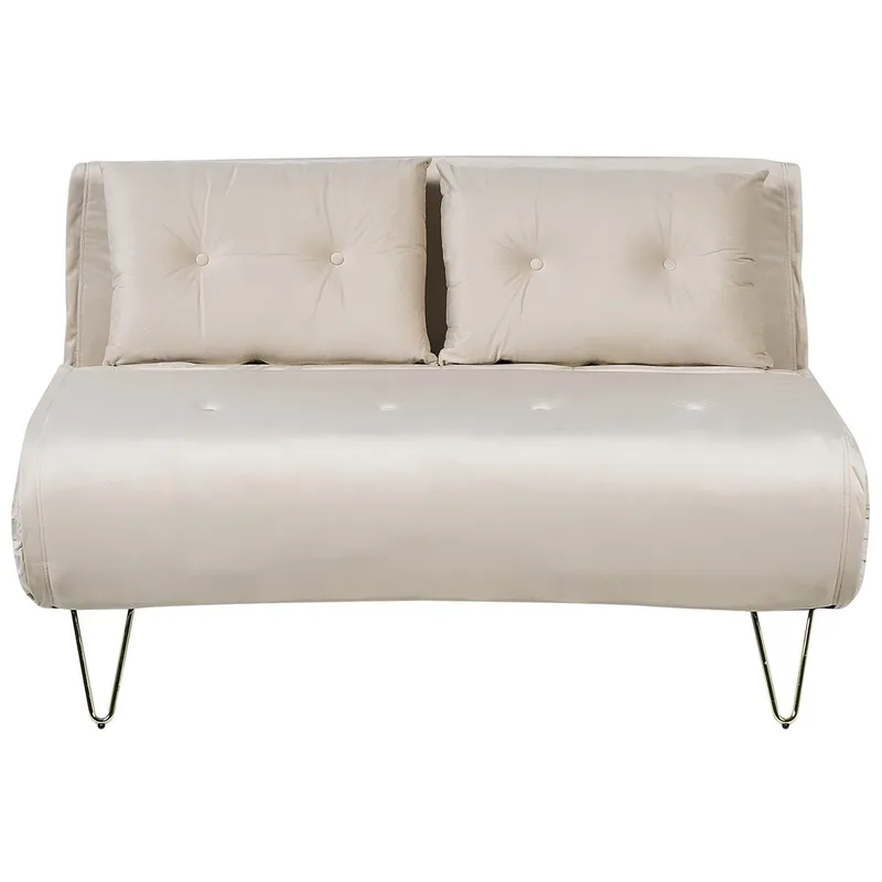 2-sits soffa Vestfold, Beige, guld