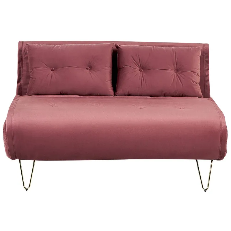 2-sits soffa Vestfold, Rosa, guld
