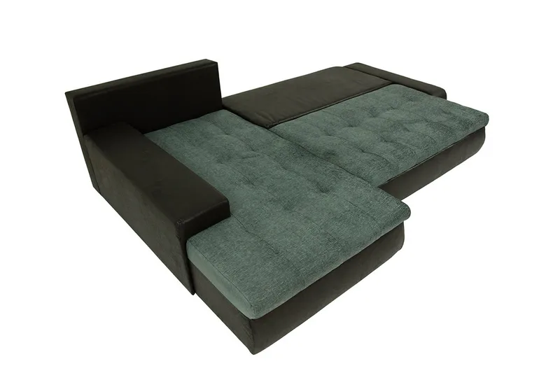 3-sits Hörnbäddsoffa Cerys Mini - Läder/Rosa - Möbler - Soffa - Bäddsoffa