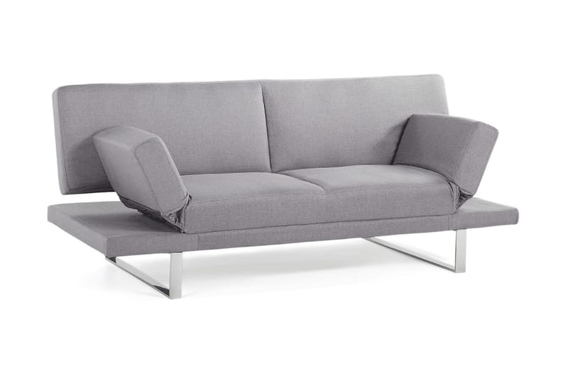 Ramsholt Bäddbar Fällbar Bäddsoffa 105x192 cm i Tyg - Grå - Möbler - Soffa - Bäddsoffa - Bäddsoffa 4 sits