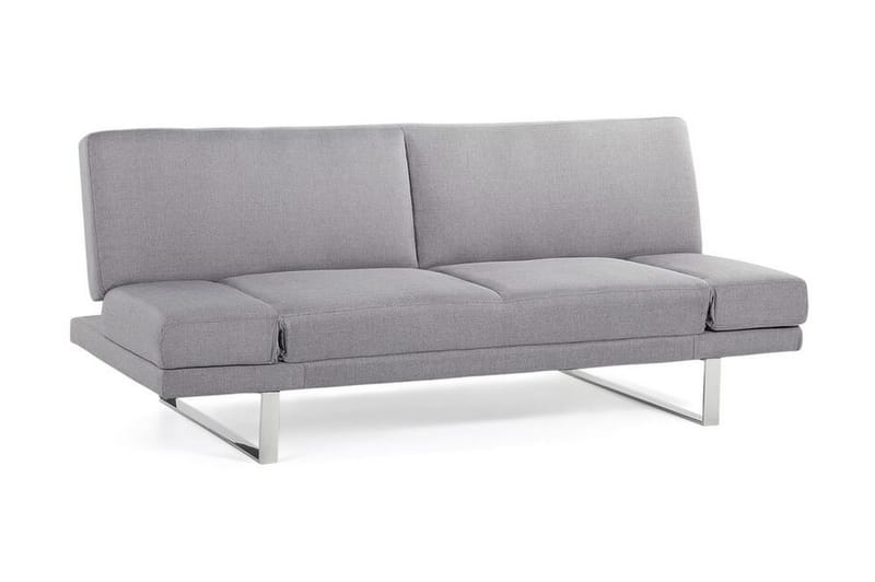 Ramsholt Bäddbar Fällbar Bäddsoffa 105x192 cm i Tyg - Grå - Möbler - Soffa - Bäddsoffa - Bäddsoffa 4 sits