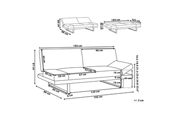 Ramsholt Bäddsoffa - Grå - Möbler - Soffa - Bäddsoffa - Bäddsoffa 4 sits