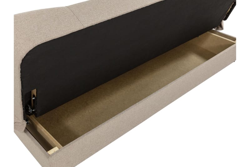 Abron 3-sits Fällbar Bäddsoffa med Förvaring i Sammet - Grön - Möbler - Soffa - Bäddsoffa