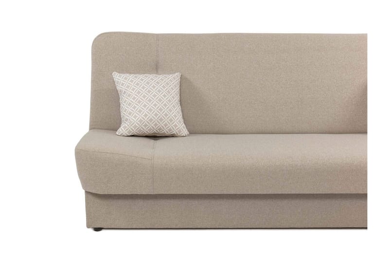 Abron 3-sits Fällbar Bäddsoffa med Förvaring i Plysch - Rosa - Möbler - Soffa - Bäddsoffa