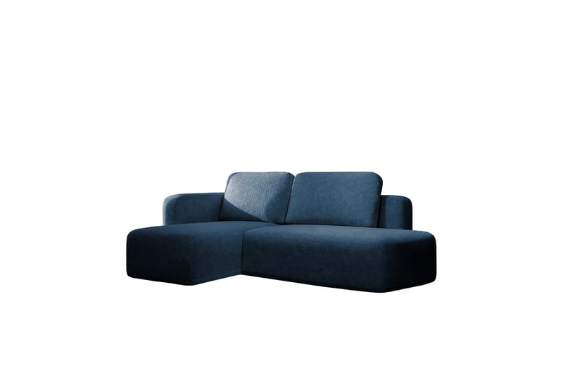 Afir Bäddsoffa m. Divan 2-sits, Blå