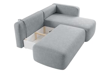Afir Bäddsoffa m. Divan 2-sits - Grå - Möbler - Soffa - Bäddsoffa