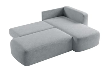 Afir Bäddsoffa m. Divan 2-sits - Grå - Möbler - Soffa - Bäddsoffa