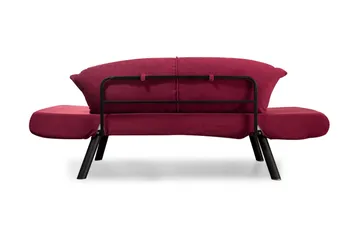 Albertina Bäddsoffa 2-sits - Vinröd - Möbler - Soffa - Bäddsoffa