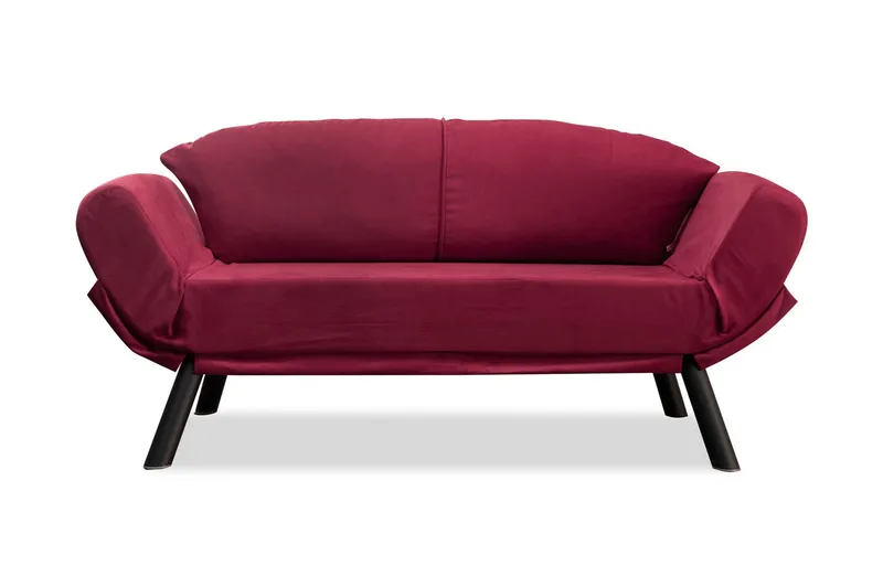 Albertina Bäddsoffa 2-sits, Vinröd