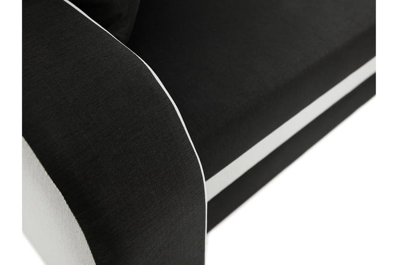 Alvared 3-sits Hörnbäddsoffa Universal - Grå/Röd - Möbler - Soffa - Bäddsoffa