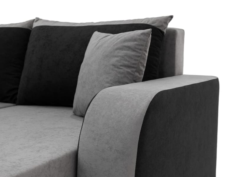 Alvared U-formad 5-sits Bäddsoffa med förvaring - Ljusbeige - Möbler - Soffa - Bäddsoffa