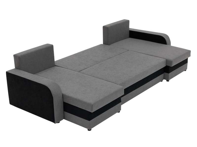 Alvared U-formad 5-sits Bäddsoffa med förvaring - Ljusbeige - Möbler - Soffa - Bäddsoffa
