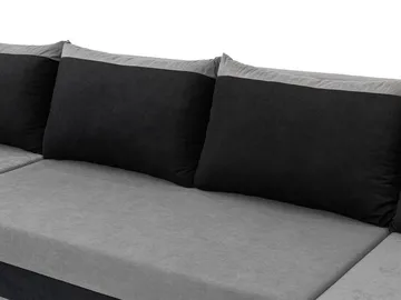Alvared U-formad 5-sits Bäddsoffa med förvaring - Ljusbeige - Möbler - Soffa - Bäddsoffa
