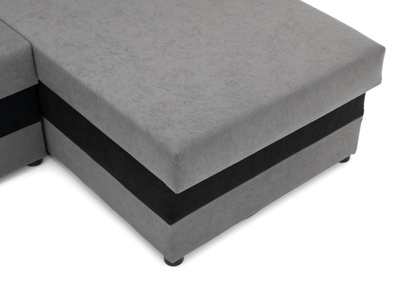 Alvared U-formad 5-sits Bäddsoffa med förvaring - Ljusbeige - Möbler - Soffa - Bäddsoffa