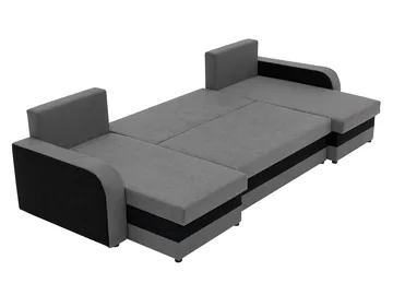 Alvared U-formad 5-sits Bäddsoffa med förvaring - Rostorange - Möbler - Soffa - Bäddsoffa