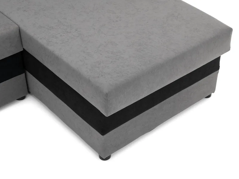 Alvared U-formad 5-sits Bäddsoffa med förvaring - Rostorange - Möbler - Soffa - Bäddsoffa