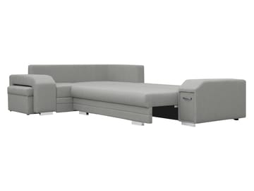 Alvares 4-sits Hörnbäddsoffa med förvaring - Grå - Möbler - Soffa - Bäddsoffa