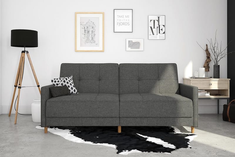 Andora Bäddsoffa Linnegrå - Dorel Home - Möbler - Soffa - Bäddsoffa