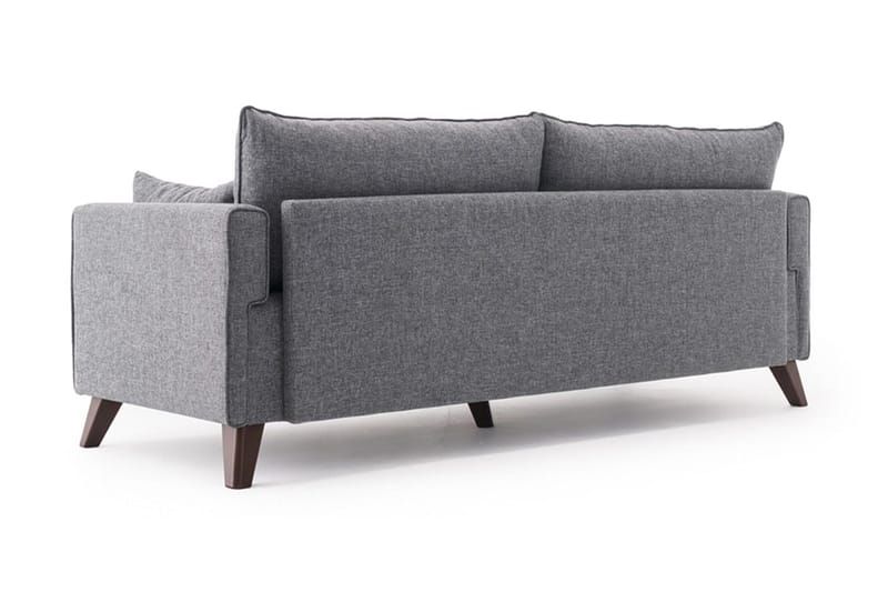 Antigua 3-sits Längsbäddad Bäddsoffa 150x190 cm i Tyg - Grå - Möbler - Soffa - Bäddsoffa