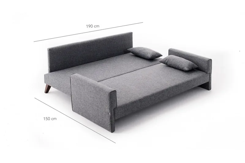 Antigua Bäddsoffa 3-sits - Grå - Möbler - Soffa - Bäddsoffa
