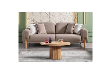 Astran Rektangulär Bäddsoffa 93x190 cm i Bouclé - Mullvad - Möbler - Soffa - Bäddsoffa