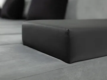 Naoma 4-sits Bäddsoffa divan höger med förvaring - grå - Möbler - Soffa - Bäddsoffa - Bäddsoffa divan