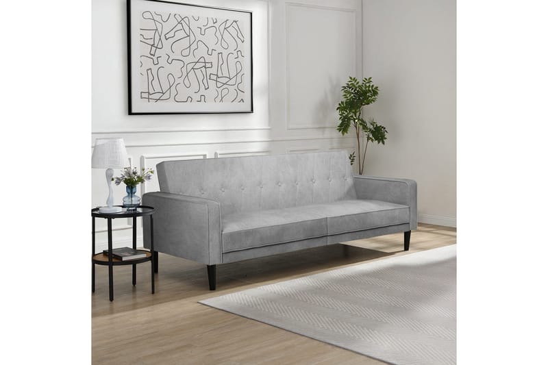 Bäddsoffa utan divan & schäslong Loft24 Bäddsoffa Loft24 Avon Grey1 - Möbler - Soffa - Bäddsoffa