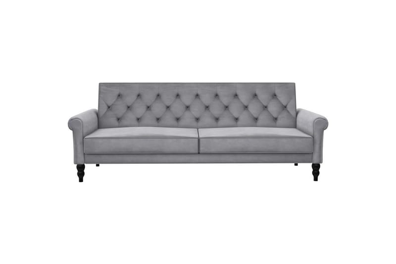 Bäddsoffa utan divan & schäslong Loft24 Tyne Bäddsoffa 3-sits Grå