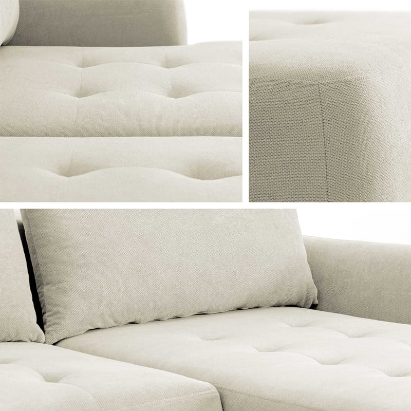 Bastos 3-sits Bäddsoffa med Divan Vänstervänd - Mörkgrå - Möbler - Soffa - Bäddsoffa