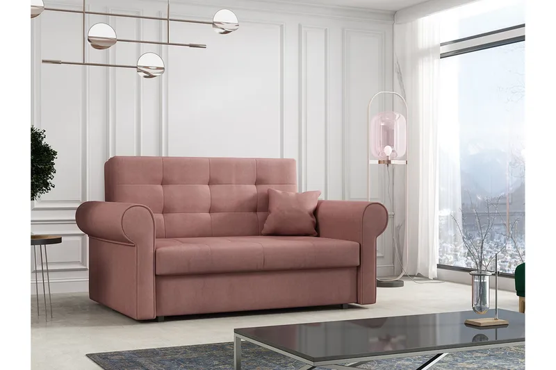 Bensbyn Bäddsoffa - Rosa - Möbler - Soffa - Bäddsoffa