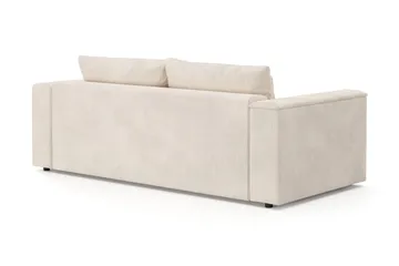 Bergen Extra Djup 3-sits Bäddsoffa med förvaring i manchester - Beige - Möbler - Soffa - Bäddsoffa