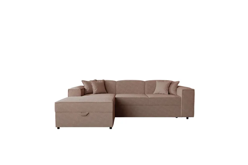 Bizantine Bäddsoffa m. Divan 3-sits, Rosa