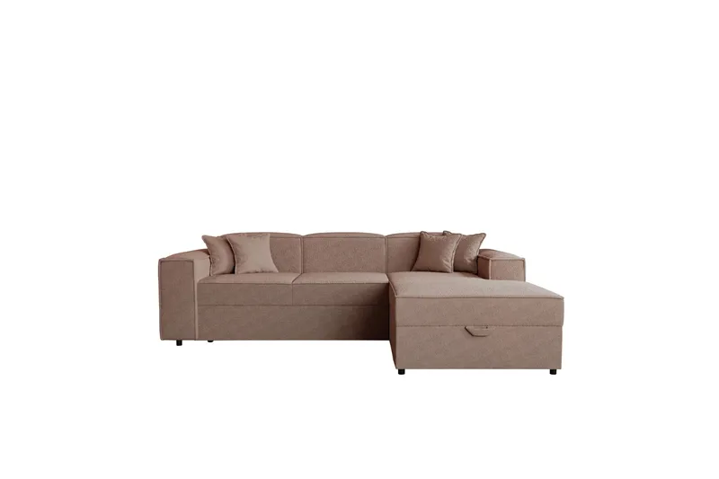 Bizantine Bäddsoffa m. Divan 3-sits, Rosa