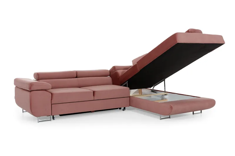 Bobis Bäddsoffa med Schäslong Höger - Blå - Möbler - Soffa - Bäddsoffa