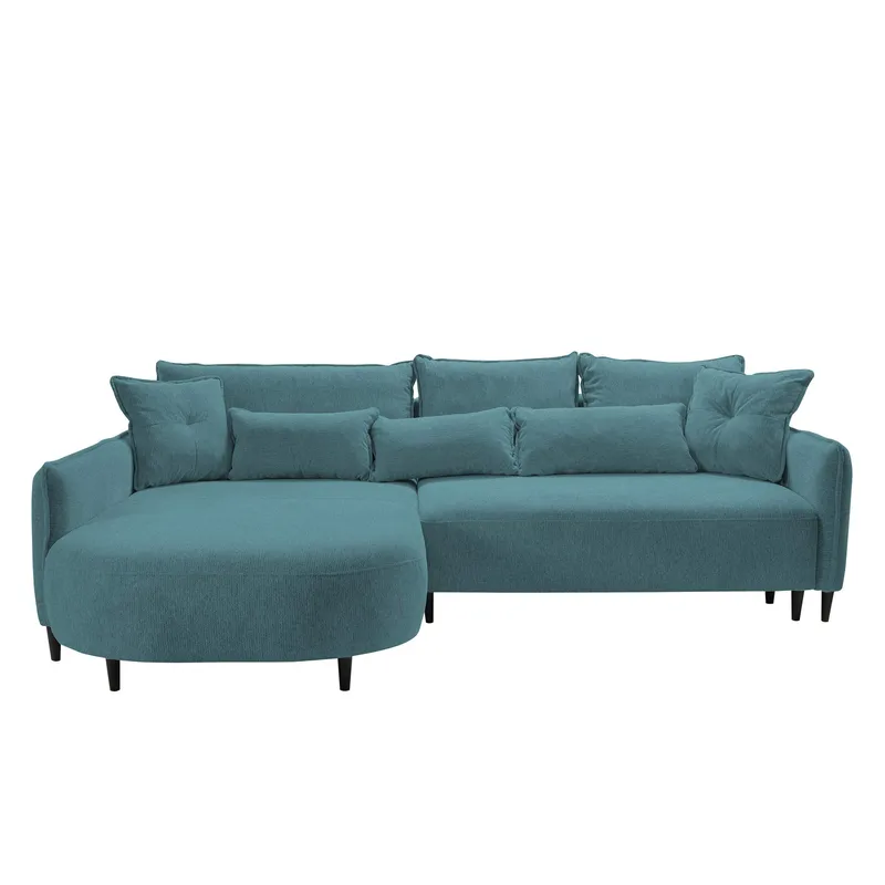 Bornalle 3-sits Bäddsoffa med divan, Glow 12 (turkos)