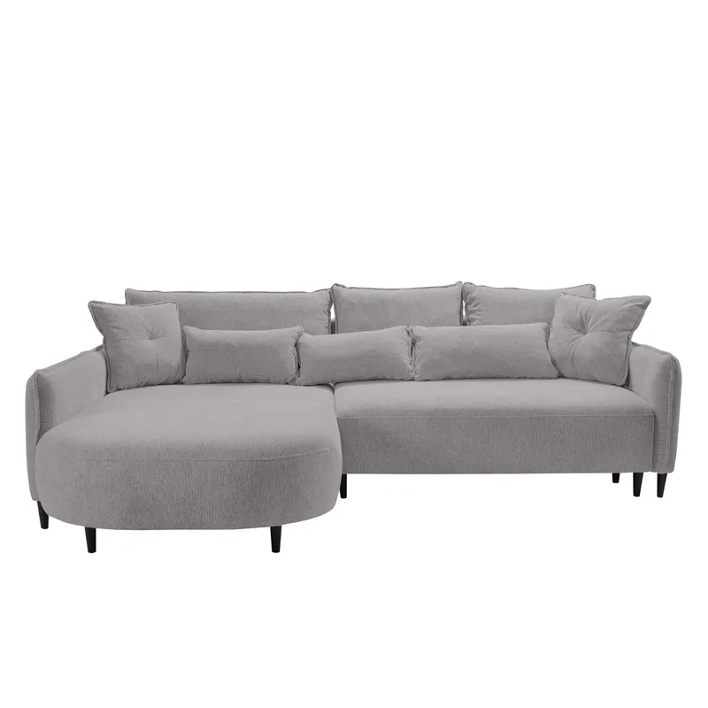 Bornalle 3-sits Bäddsoffa med divan, grå