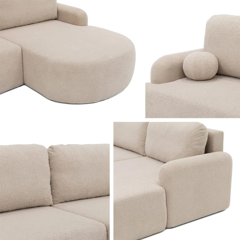 Branrel 3-sits Soffa med divan - grön - Möbler - Soffa - Bäddsoffa