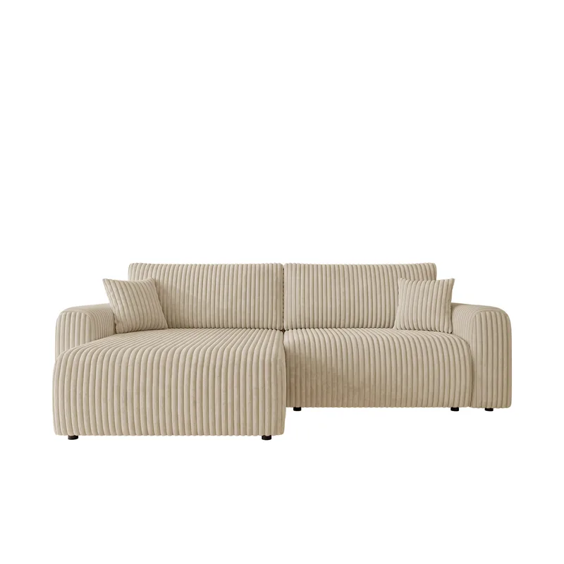Brenor 3-sits Bäddsoffa med divan Vänstervänd, beige