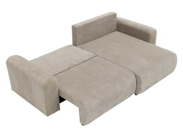 Brenor 3-sits Bäddsoffa med divan Vänstervänd - beige - Möbler - Soffa - Bäddsoffa