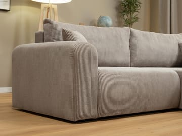Brenor Bäddsoffa med Divan 3-sits - Blå - Möbler - Soffa - Bäddsoffa