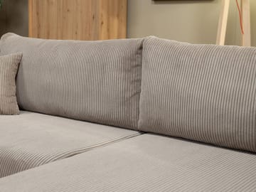 Brenor Bäddsoffa med Divan 3-sits - Blå - Möbler - Soffa - Bäddsoffa