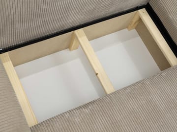Brenor Bäddsoffa med Divan 3-sits - Blå - Möbler - Soffa - Bäddsoffa