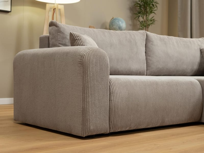 Brenor Bäddsoffa med Divan 3-sits - Röd - Möbler - Soffa - Bäddsoffa